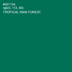 #007154 - Tropical Rain Forest Color Image